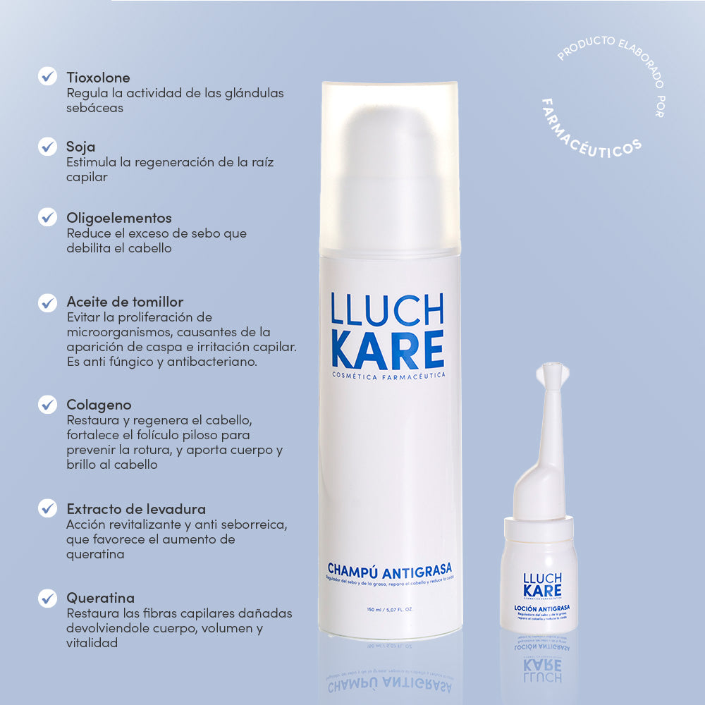 Fórmula dúo antigrasa - 1 mes